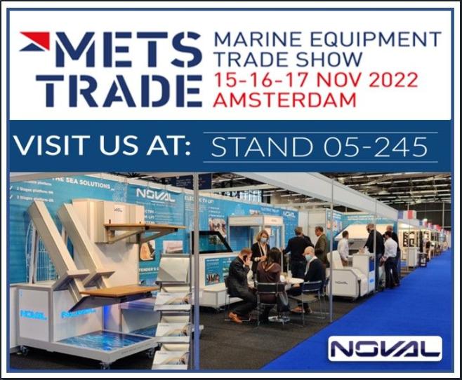 NOVAL sera présent au METSTRADE 2022